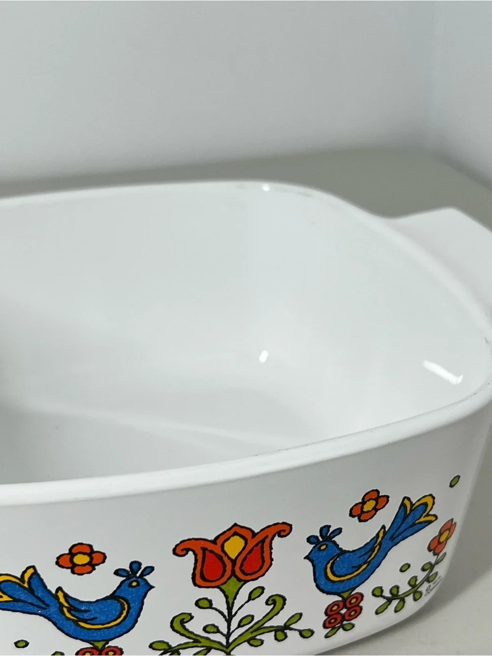 Vintage CorningWare Country Festival 1 1/2 Quart Casserole Dish